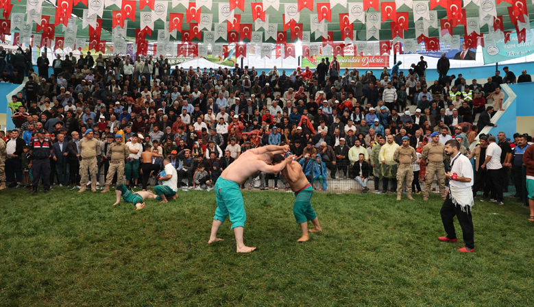 Kahramanmaraş 28. Geleneksel Bertiz Boyalı Güreş Festivali Coşkuyla Gerçekleşti